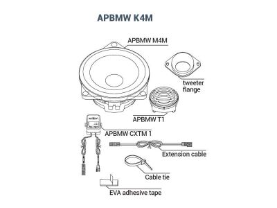 Audison Prima APBMW K4M 2-Wege Komponentensystem für BMW | Mini