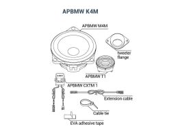 Audison Prima APBMW K4M 2-Wege Komponentensystem für BMW | Mini